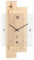 Natuhr Wanduhr Holz Zirbenwald geräuscharm Zirbe Massivholz Mineralglas U.T.S. Uhrwerk (Zirbenholz, Funkuhrwerk)