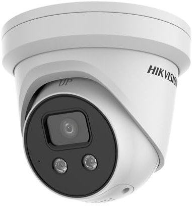 Hikvision DS-2CD2386G2-IU(2.8mm)(C) 8 Megapixel Turret IP Kamera | AcuSense KI Fehlalarmfilter | für den Innen- und Außenbereich | 120dB WDR
