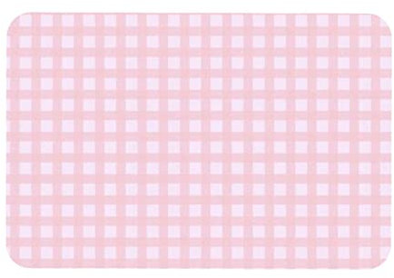 Fußmatte für den Innenbereich, rutschfest, Gummi, 40,6 x 61 cm, Rosa
