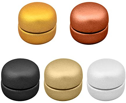 5 Stück Hijab Magnetische Pins, Magnetbroschen für muslimische Schals, niedliche runde Nadeln ohne Löcher, geeignet für muslimische Schals, Kopftücher, Strickjacken und Hemden.
