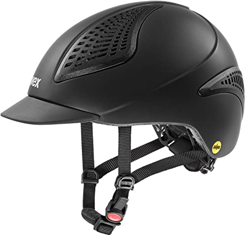 uvex exxential II MIPS Horse Riding Helmet for Women & Men, Black mat, XXS-S - Adjustable Helmet with Integrated MIPS System