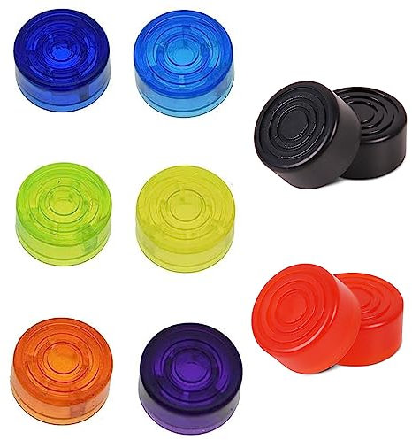 10 Stück Guita Topper Effektpedal Tasten Gitarreneffekt Pedalkappe Mehrfarbiges Pedal Fußschalter Topper Gitarrenfußnagelkappen Pedal für Gitarreneffektzubehör