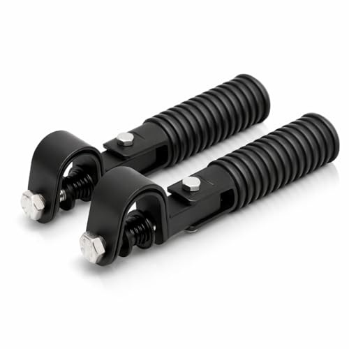 Repose-pieds Moto Universel Pliable Noir, Support Réglable 26-31mm pour et Quads