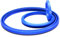 JWOO Wellendichtring vom Typ DHS, 10 x 12 x 20 x 4,5/6 mm, 50 x 58 x 5/6,5 mm, Polyurethan-Hydraulikzylinder-Öldichtring (Size : 118x128x6I8mm 1Pcs)