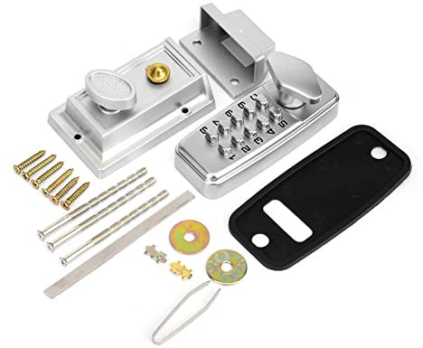 Digits Mini Mechanical Code Lock, 2-4 Digits Mini Mechanical Code Lock Cabinet Indoor Outdoor Door Password Security Coded Lock Combination Keypad Door Lock for Indoor Outdoor