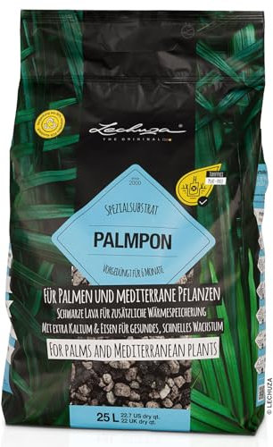 LECHUZA-Pflanzsubstrat PALMPON 25 Liter | für Palmen und mediterrane Pflanzen|torffrei und vorgedüngt |19544