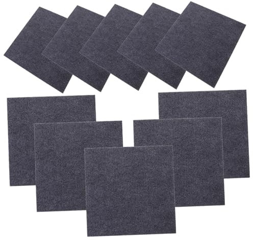 Zerodeko Piastrelle Per Pavimenti Galleggianti - 10 Pezzi Di Piastrelle Autoadesive Per Moquette Facili Da Installare Decorazioni Per La Casa