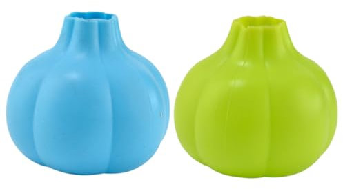 ABOOFAN 2 Piezas Pelador De Ajo Herramienta De Pelado Reutilizable Rodillo Picador De Ajo Rodillo Triturador De Ajo Suministros De Cocina Manual Máquina De Pelar Gel De Sílice