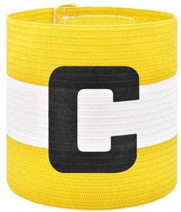 Mezeic Kapitänsbinde Classi C Kapitänsbänder Unisex Kapitäns Armband Jugendliche & Erwachsene Kapitänsbinde Fussball Elastisch Einstellbare Sport Armbinde
