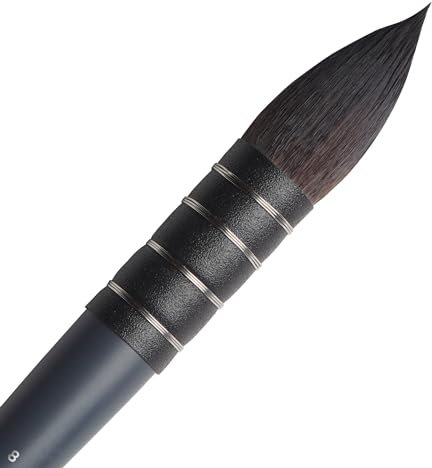 Winsor & Newton 5011508 Pinceau synthétique Professionnel Aquarelle écureuil synthétique n°8