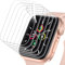 OFFCUP Protector de Pantalla para Apple Watch, 6pcs Protector de Pantalla Compatible con Apple Watch SE (2022/2020)/Series 6 5 4 40 mm, Apple Watch Ppelícula Protectora, HD Transparente, sin Burbujas