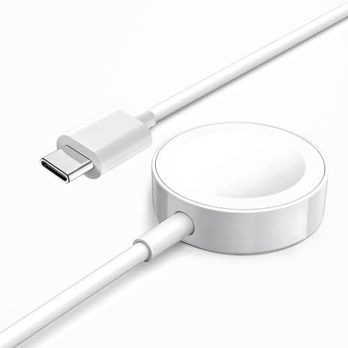 Cargador para Apple Watch Cable de Carga magnético para iWatch Series 9 8 7 6 5 4 3 2 38mm 40mm 42mm 44mm Watch Charger Puerto USB C 1M