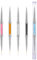 5 Pcs Nail Art Liner Brushes Thin Nail Design Brush Set 3D Nail Pattern Detail Brush for Gel Polish Nail Painting Nail Tools with Acrylic Rhinestone Handle Gift For Women
