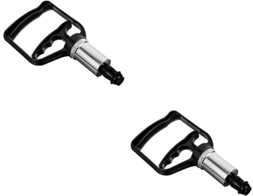 Beavorty 2 PièCes Pompe à Ventouses Manuelle, Accessoire De Remplacement Pour ThéRapie Par Ventouses, Soulagement Des Douleurs, Utilisation à Domicile, Plastique Noir