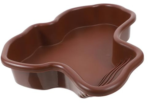 BESPORTBLE Bañera para Reptiles Plato de Alimentación para Piscina de Plástico para Cuenco para Reptiles Plato de Agua para Estanque para Ranas para Terrario Cuidado de Reptiles Cómodo Tamaño