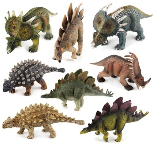 COSMEVIVI 1stück Styracosaurus Dinosaurier Kunststoff Für Mädchen Spielzeug Für Jungen Und Mädchen Kreativität Dekoration Grün