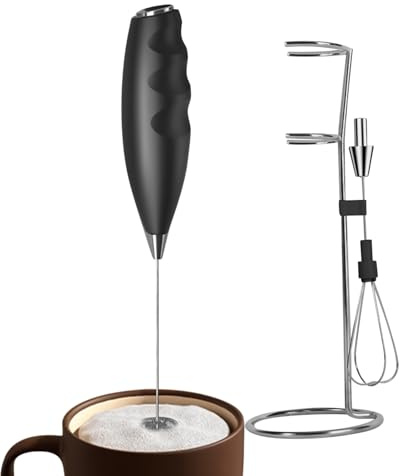 Batidora de café manual, espumador de leche, vaporizador de té portátil, espumador automático de café con leche, mezclador de pista, espumador de batería para latte, batidos de proteínas