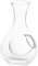 CIYODO Decantador de Transparente con Compartimento para Hielo para Servir Vino y Licores con Orificio para Pulgar Decorativo y Funcional
