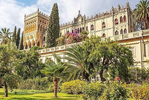 Puzzle Isola Del Garda Turm, Natursee, Garda, Italien, 1000 Teile 50x70CM