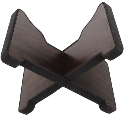 GALPADA Holz Handpan Trommelständer Kompakt 6–8 Zoll Kleiner Trommelhalter Für Handpan Zungentrommel Und Percussion Stabiles Display Rack Für Konzert Percussion