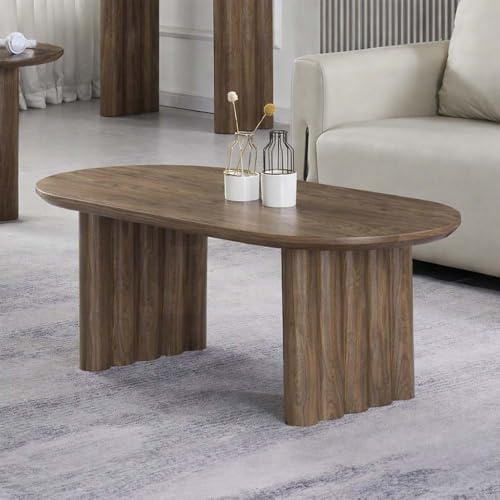 Milton & Oldbrook Couchtisch 120 cm Zafra Furnier Nussbaum