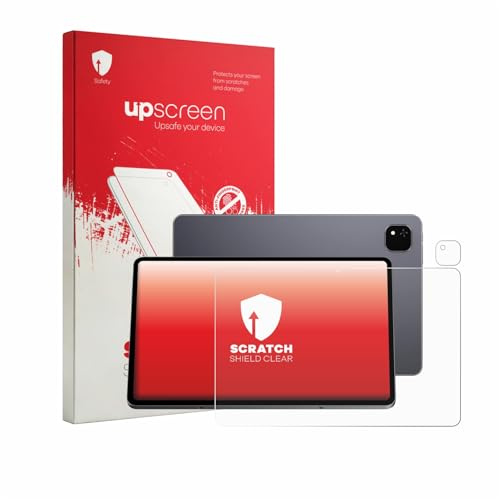 upscreen Schutzfolie für Alldocube iPlay 70 Pad Pro (Display+Kamera) – Made in Germany, Kristall-klar, Kratzschutz, Anti-Fingerprint