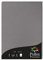 Clairefontaine 4283C Packung mit 50 Karten Pollen 120g, DIN A4, 21 x 29,7cm, Dunkelgrau