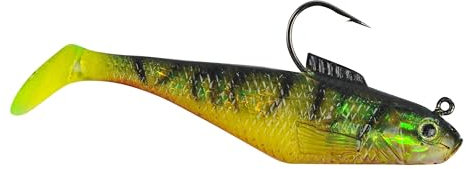 Berkley Unisex-Erwachsene 1307655 Angelrolle, Köderguss, Angelrute, Firetiger, 3 (5 Count)