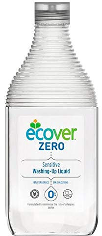 Ecover ZERO Washing Up Liquid 450 Millilitres (Pack of 3)