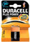 DURACELL Confezione da 3 blister da 1 batteria Plus Power MN1604 9 V