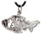 budawi® - Fisch Anhänger Kettenanhänger 925 Silber Kettenschmuck