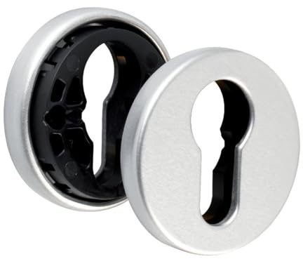 BEZAULT SAS Rosette rund Silber – Cane-Schnabel – Bercy, Golf, Orca, Actural und Virgule – 2 Stück – Vachette