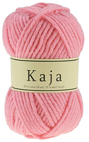 100g Mützenwolle/Jackenstrickgarn KAJA, 25% Wolle, verschieden Farben