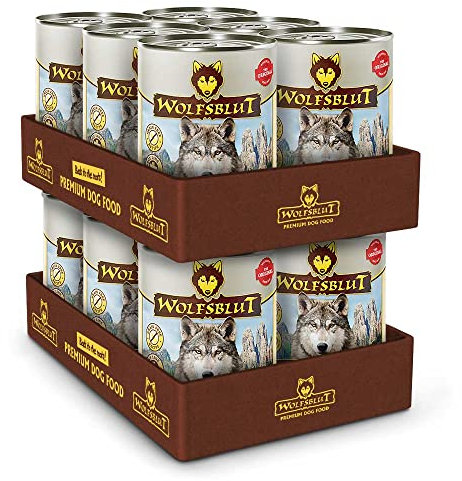 Wolfsblut - Grey Peak - 6 x 395 g - Ziege - Nassfutter - Hundefutter - Getreidefrei