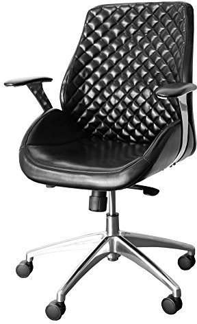 Bürodrehstuhl Designer Drehstuhl Chefsessel PANTERA black ClassicCarSeat 212620