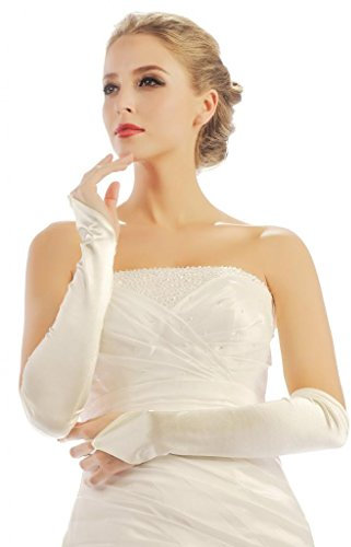 hochzeits-shop-hamburg HBH Hamburger Brautmoden Braut-Handschuhe 9304 Ivory