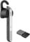 Jabra Stealth UC Bluetooth-Mono-Headset für PC/Handy, Noise-Cancellation, engl. Sprachsteuerung, Multimedia/Musik/GPS-Streaming, anthrazit/silber