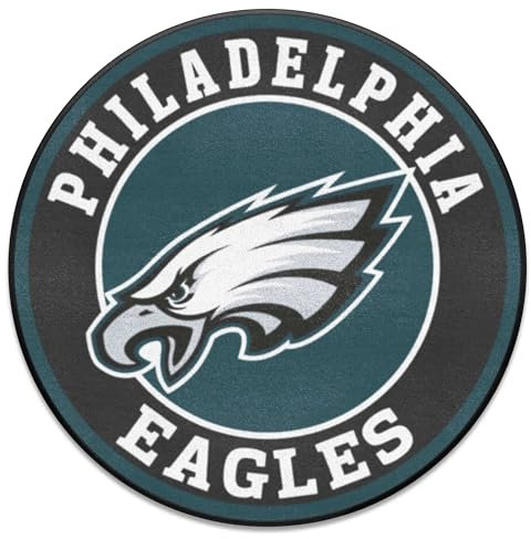 FANMATS 17971 NFL Philadelphia Eagles Runde Matte, 68,6 cm Durchmesser