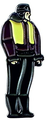 Metal Enamel Pin Badge Airman Pilot WW2 Pilot Aviation Flight Flyer