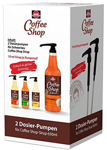 Schwarzau 33650 CoffeeShop Lot de 2 pompes de sirop