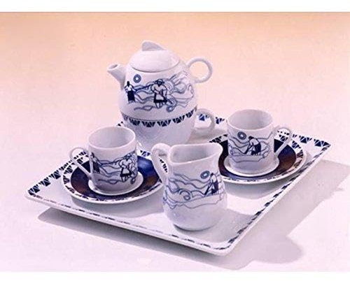 GALOS PORCELANA GALLEGA Juego TU Y YO