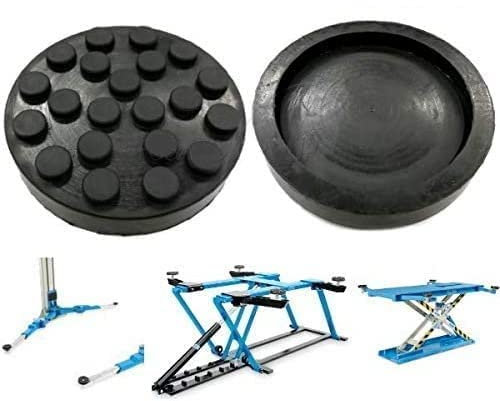 FSR Kit 4 TAMPONI in Gomma 125mm per Ponte di Sollevamento RAVAGLIOLI OMCN Blocco ELEVATORE Sollevatore Auto
