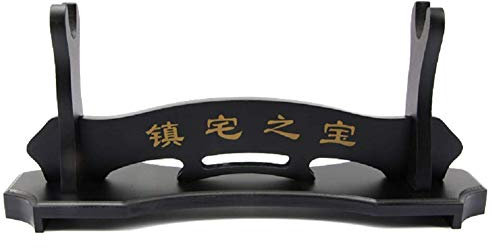 SHULI Japanischer Samurai Schwerthalter Samurai Schwert Katana Messer Wakizashi Tanto Ständer Schwert Tisch Display Halter, 1 Layer