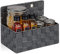 Relaxdays Aufbewahrungskorb hängend, Organizer im Bad, Flur, Schlafzimmer, Hängeaufbewahrung HxBxT 20 x 25 x 15 cm, grau, Kunststoff, Eisen, 20 x 25 x 16,5 cm