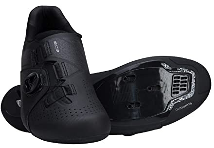 SHIMANO SH-RC300W Value-Packed Road Cycling Shoe, Black, 6.5-7 Women (EU 38)