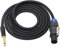XMSJSIY Speakon to 1/4 Mono Speaker Cable, 6.35mm TS Plug to Speakon Male Wire 14 Gauge Audio Amplifier Connection Cord for DJ/PA Speaker Cord with Twist Lock - 2M/6.56FT