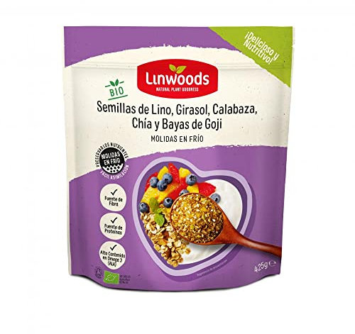 SEMILLAS LINO calabaza girasol chia goji 425gr.