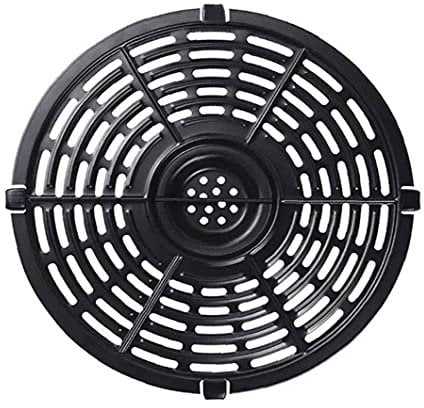 Air Fryer Rack Crisper Plate Replacement Grill Fry Pan Non-Stick with Handle Accessories Dishwasher Safe 22cm Air Fryer