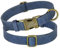 PET ARTIST Leder Hundehalsband personalisiert,gerolltes Leder Hundehalsband mit Namensschild,verstellbare und weich gepolsterte Hundehalsbänder für mittlere,kleine,große Hunde,Blau,M