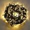 SHATCHI 200 LEDs Fairy String Lights Warm White Indoor/Outdoor Christmas Tree/Home/Party/Wedding/Garden Decorations Green Cable 8 Modes Mains Powered Memory Auto Timer